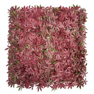 Maple Leaf Shape Artificial Wall Grass
