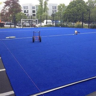 Blá gervi gras fyrir Paddle Tennis Court